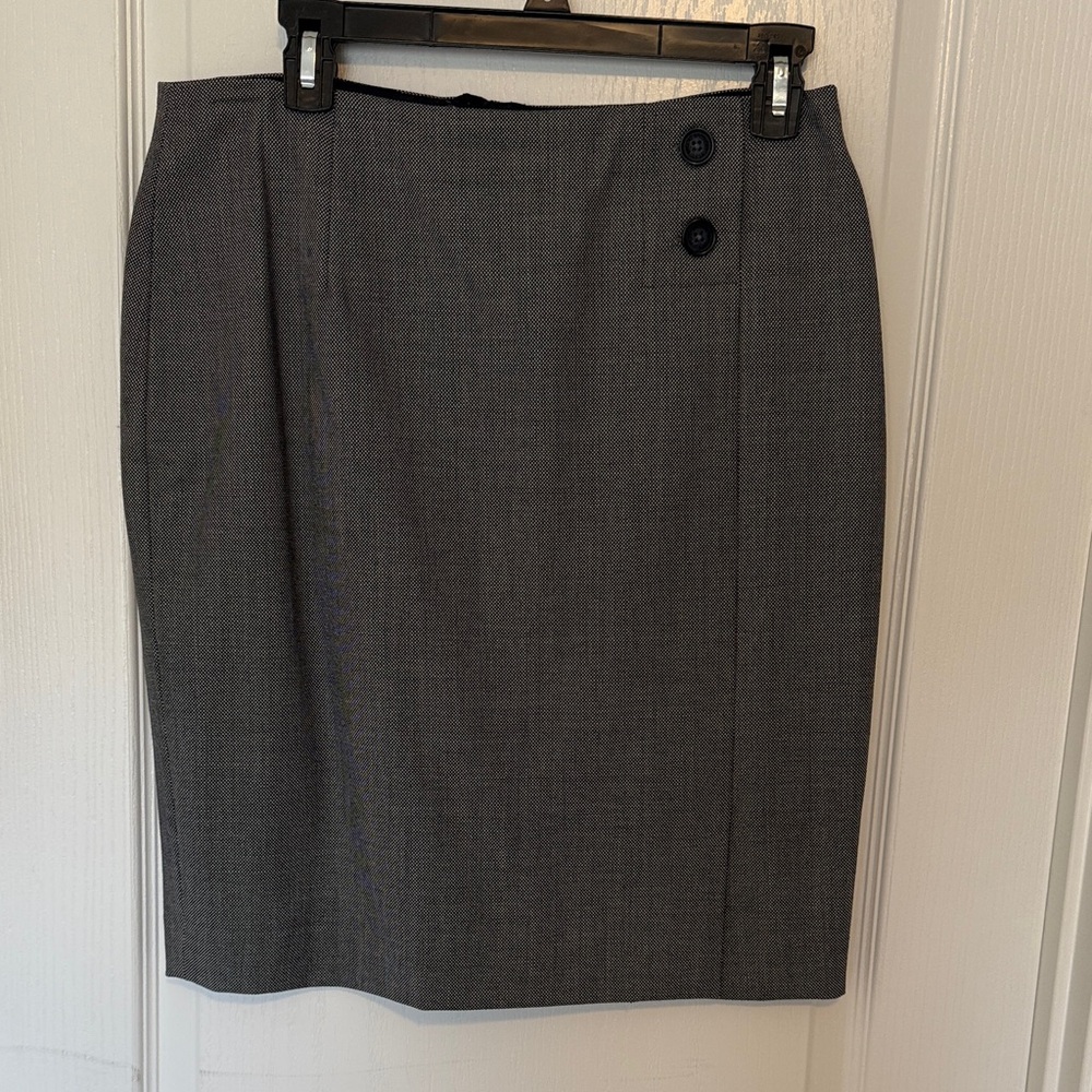 Brooks Brothers Gray Pencil Skirt Size 8